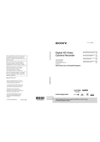 HDR-CX760VE SONY