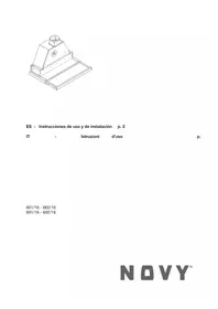 Manual NOVY MOVE'LINE 691 Campana extractora