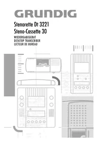 Manual GRUNDIG DT 3221 Dictáfono