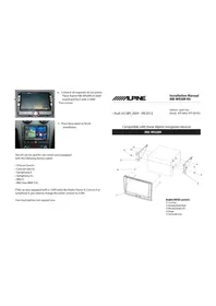 Manual ALPINE KIT-8A3 Uncategorized