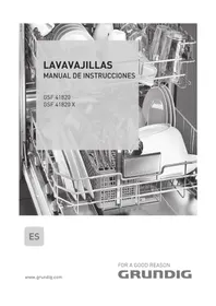 Manual GRUNDIG GSF 41820 Lavavajillas