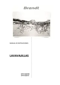 Manual BRANDT DFH12227S Lavavajillas