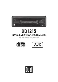 Manual DUAL XD1215 Car Radio