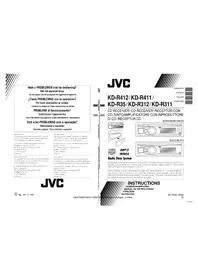 Manuale JVC KD-R35 Radio auto
