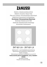 Bruksanvisning ZANUSSI ZKT 621 LX Stekepanne
