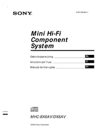 MHC-BX6 SONY