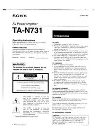 TA-N731 SONY