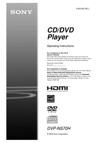 DVP-NS70HP SONY