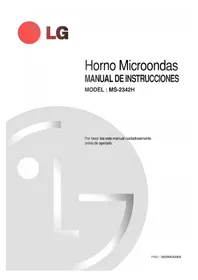 LG MS-2342H - Microondas