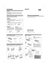 SONY MEX-BT3707U - Leitor de CD