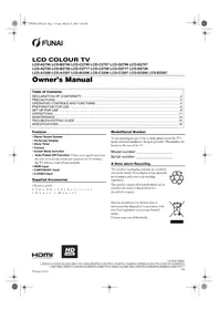 Manual FUNAI LCD-C2706 Television