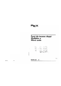 Manual REX DFV43BE Oven