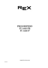 Manual REX FI1450FR Refrigerator