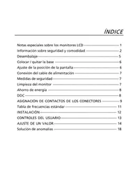 Manual ACER V273HL Pantalla