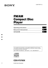 CDX-F5700X SONY