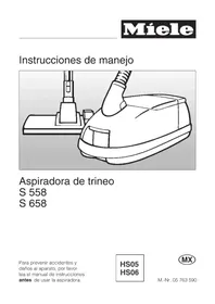 Manual MIELE S 558 Aspiradora