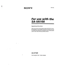 SA-IF100 SONY