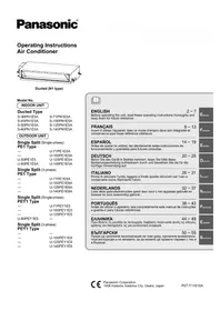 Manual PANASONIC S-140PN1E5A Ar condicionado