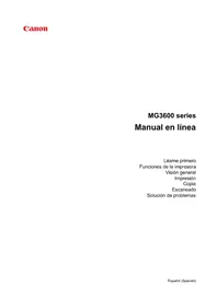 Manual CANON PIXMA MG3680 Impresora