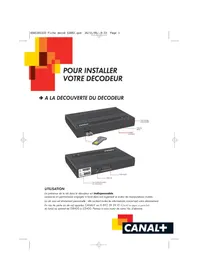 Notice CANALSAT DECODEUR SYSTER Décodeur satellite