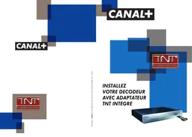 Notice CANALSAT SYSTER+ (DECODEUR A ADAPTATEUR TNT INTEGRE) Décodeur tnt