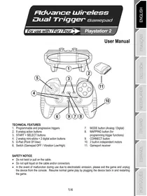 ADVANCE WIRELESS DUAL TRIGGER THRUSTMASTER
