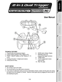 DUAL TRIGGER 2-IN-1 THRUSTMASTER