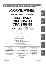 CDA-9852R ALPINE