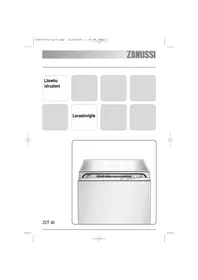 Manuale ZANUSSI ZDT40 Lavastoviglie