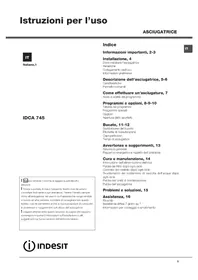 INDESIT IDCA 745 - Asciugatrice