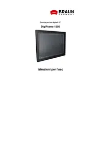Manuale BRAUN DIGIFRAME 1550 Cornice fotografica digitale