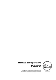 Manuale HUSQVARNA PZ29D Trattore