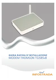Manuale THOMSON INFOSTRADA TG585V8 Router