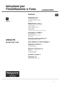Hotpoint Ariston EU AQ 497D 710D - Lavatrice