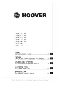 Kullanım kılavuzu HOOVER HOE1061IN Fırın
