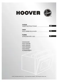 Kullanım kılavuzu HOOVER HO445 VXSC Fırın