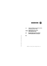 Manual HOOVER HGQ 7554 XGH Fogão
