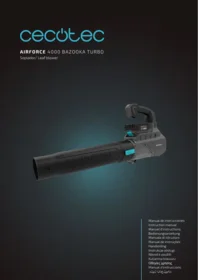 Notice CECOTEC AIRFORCE 4000 BAZOOKA TURBO نفاخ