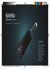 CECOTEC Bamba Instantcare 1200 Look Brush - Piastra per Capelli