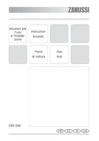 Manuale ZANUSSI ZXS636ITX Cucina