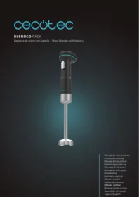 Notice CECOTEC BLENDGO HAND SCRATCHLESS غسالة