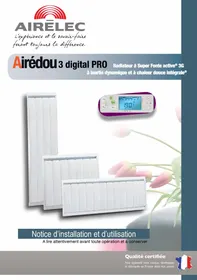 Notice AIRELEC AIREDOU Radiateur