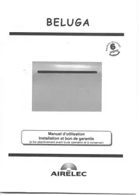 Notice AIRELEC BELUGA H10 1000W Radiateur électrique