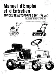 MURRAY TONDEUSE AUTOPORTEE  30 POUCES MODELE 81-30151 - Tondeuse à gazon autoporteuse