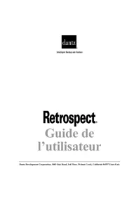 RETROSPECT IOMEGA