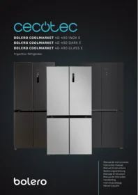 CECOTEC Bolero Coolmarket 4d 490 Glass E - Refrigerador