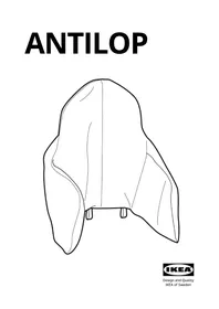 Manuale IKEA ANTILOP 205.736.96 Seggiolone