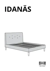 Manuale IKEA IDANÄS 805.880.77 Letto