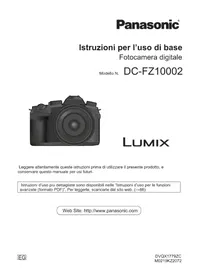Manuale PANASONIC LUMIX DC-FZ1000 II Fotocamera