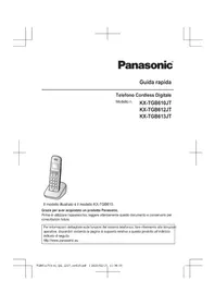Manuale PANASONIC KX-TGB612JT Telefono